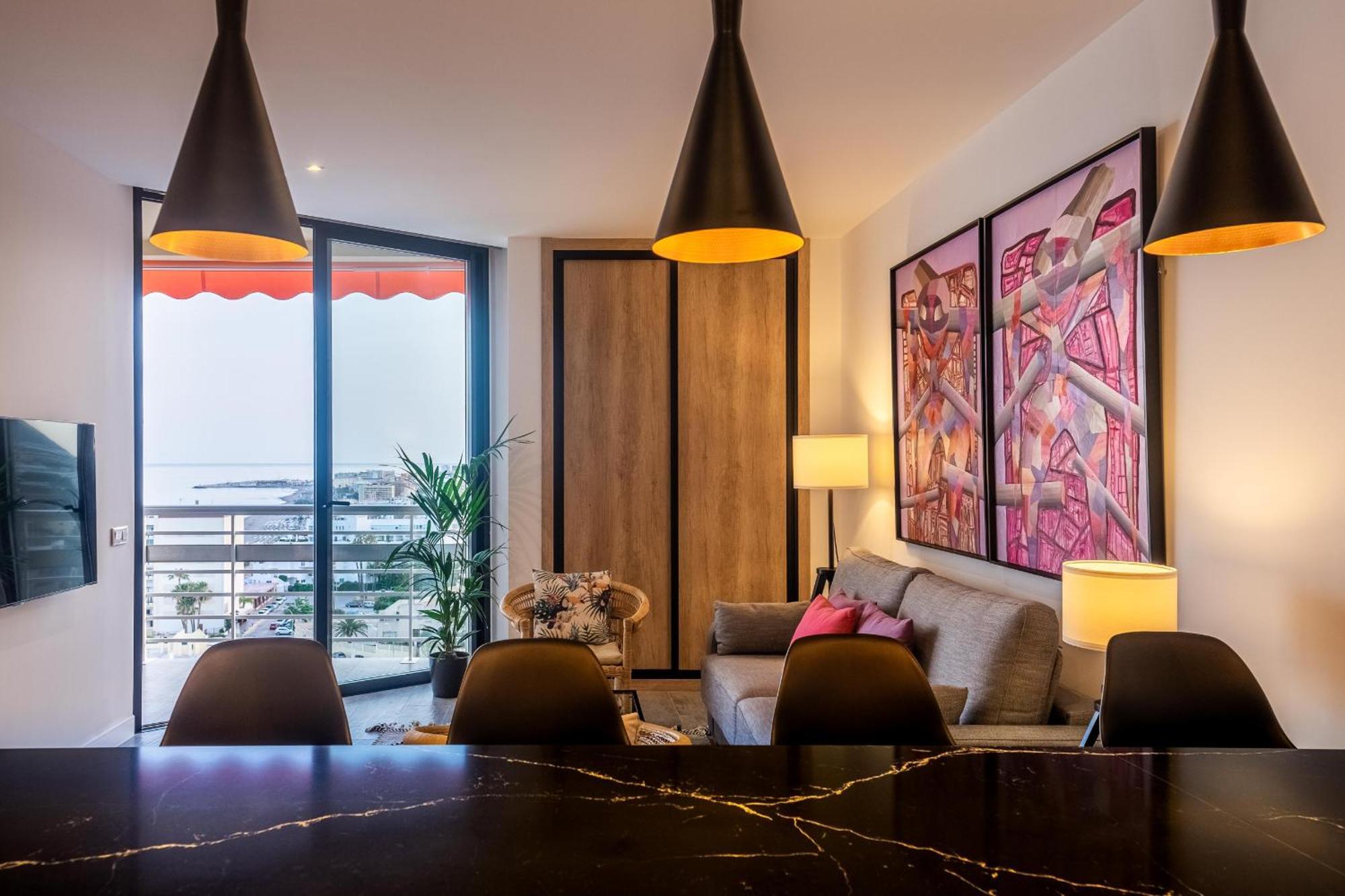 Fabuloso apartamento con increíbles vistas al mar Torremolinos Exterior foto